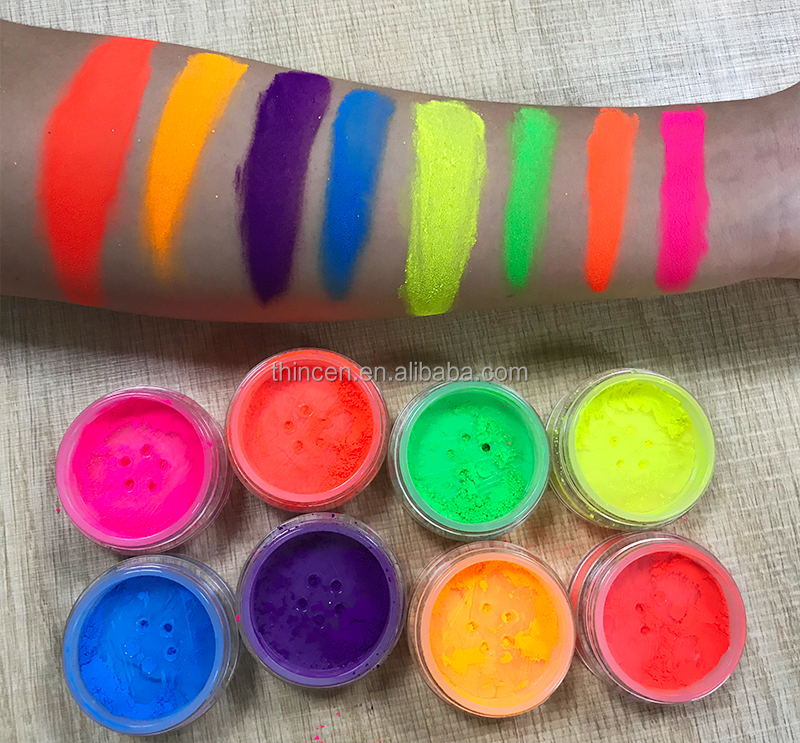 8 Color Wholesale Neon Loose Pigmented Private Label Eyeshadow 16