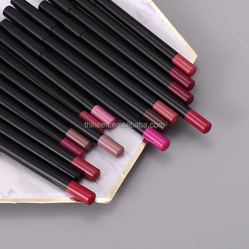 OEM 16 Colors Waterproof Unmarked Lip Liner Manufacturer 16