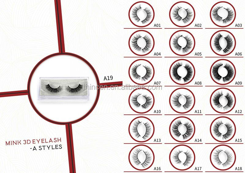 Customized mink false eyelashes manufacturers 11