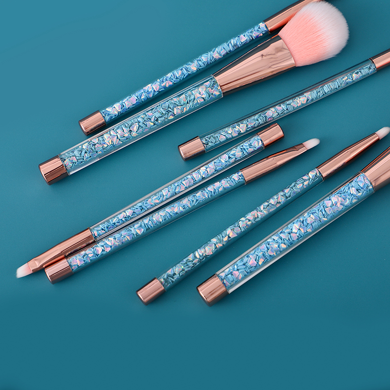 Thincen - V-7-1 High Quality Vegan Cruelty Free Makeup Brushes Private Label Custom LOGO Pink Foundation Makeup Brush Set Makeup Brushes 20