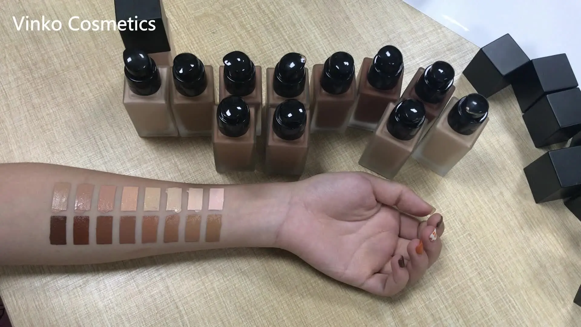 High Pigment Liquid Foundation Custom Logo Factory 1