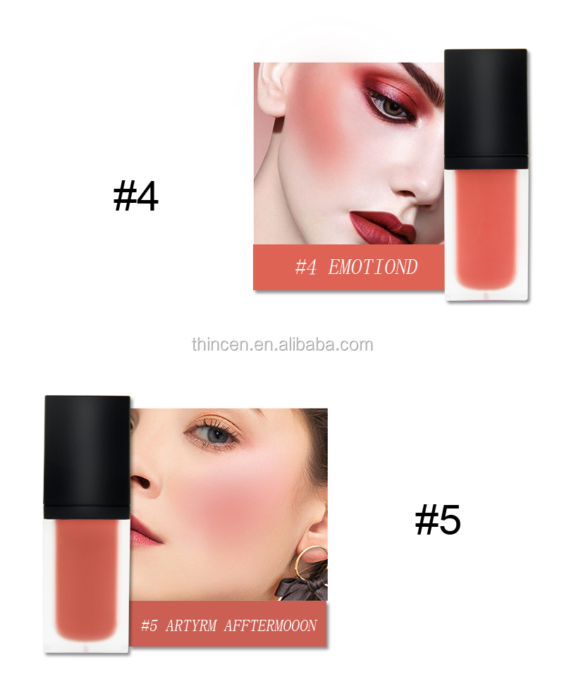 Newest portable natural liquid blush maker 12