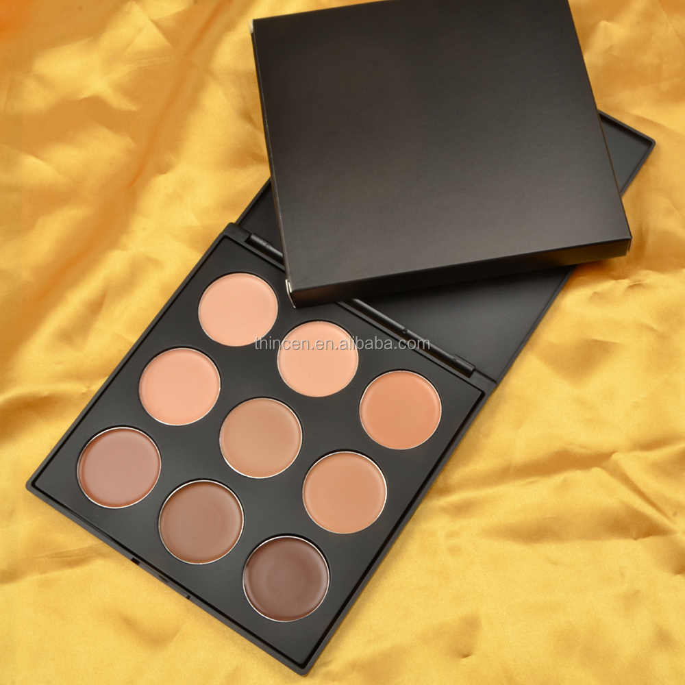 Private Label 9 Hole Full Coverage Concealer Palette - Thincen 18