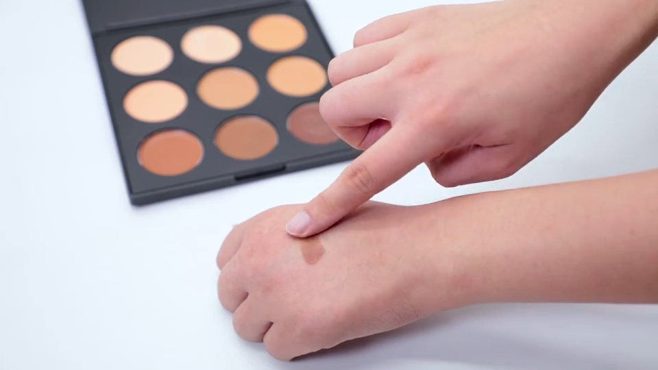 Private Label 9 Hole Full Coverage Concealer Palette - Thincen 1