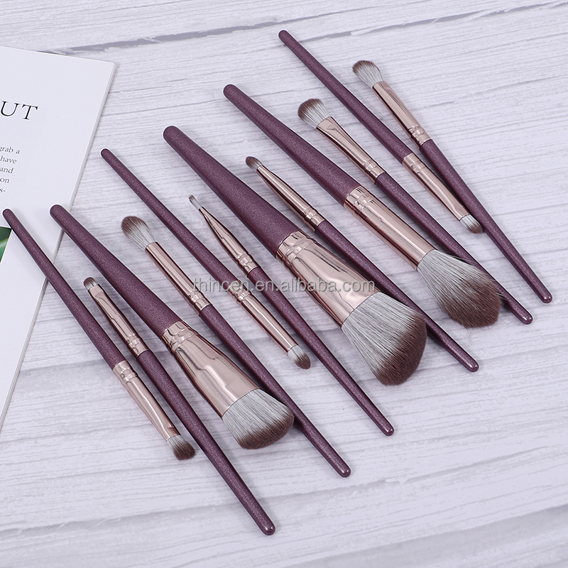 Thincen - Professional Custom Logo Private Label Makeup Brush Sets Synthetic Makeup Brush Set 2021 Beauty Tools 18