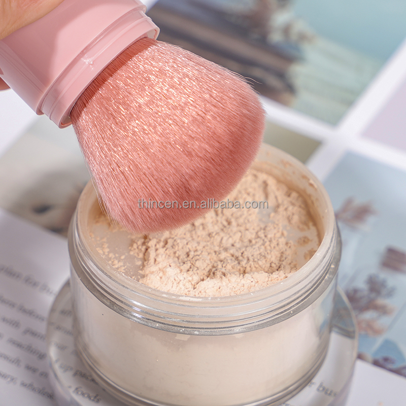 Професійний висувний зручний пензель для нанесення розсипчастої пудри 14