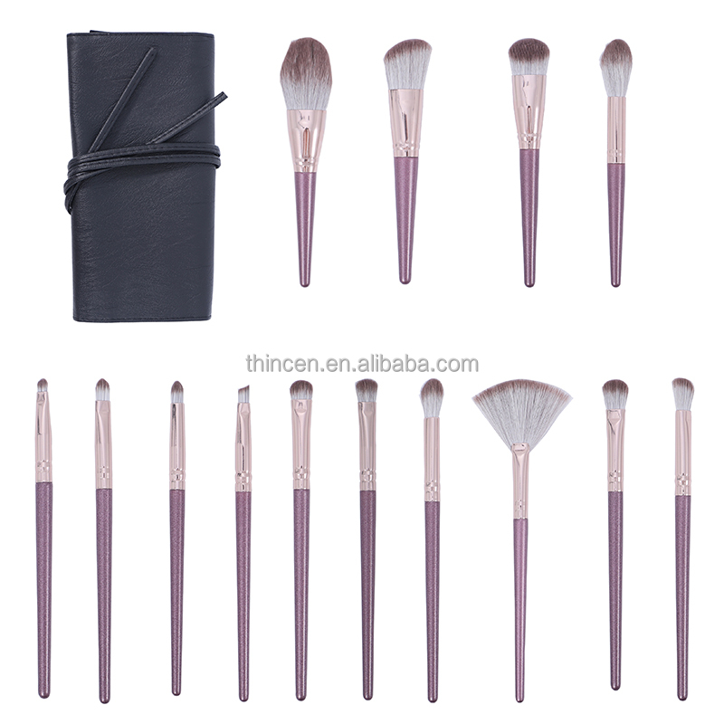 Thincen - Hot Sale Vegan Cruelty Free High Quality Makeup Brush Sets Beauty Tools 34