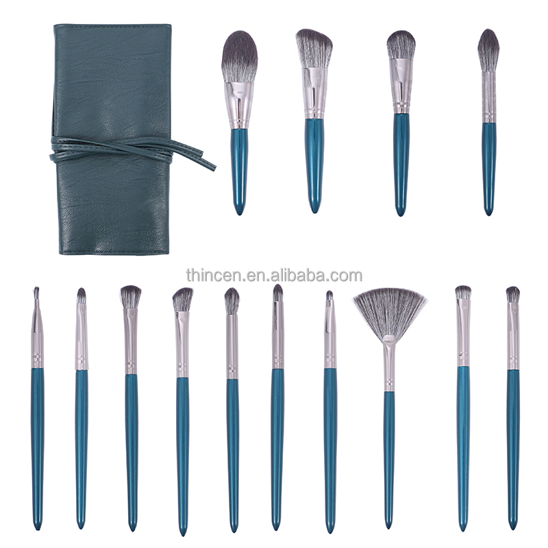 Професійний набір пензлів для макіяжу високої якості, приватний набір пензлів для макіяжу, веганський набір із сумкою 26