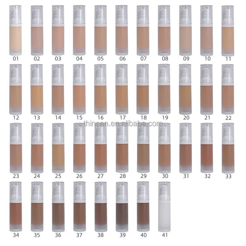 Thincen - Silky Satin Makeup Foundation Full Coverage Vegan Cushion Private Label Liquid Foundation 22