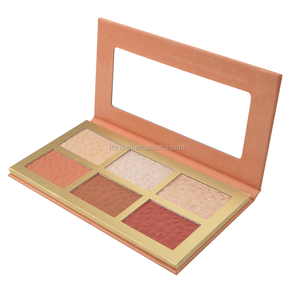 Wholesale Customized Vegan Pigment Fluorescent Eyeshadow Palette 10