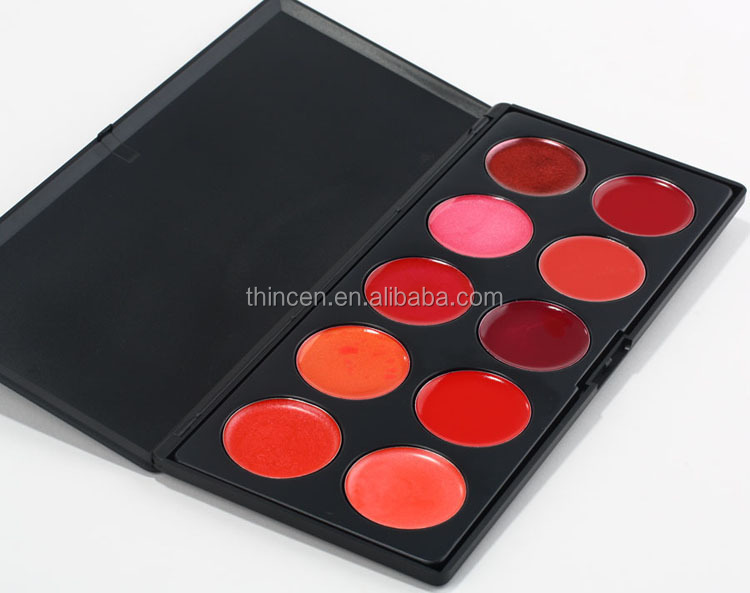 Wholesale Waterproof Cream Lip Gloss Palette Carton Packaging 16