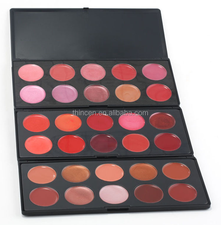 Wholesale Waterproof Cream Lip Gloss Palette Carton Packaging 8