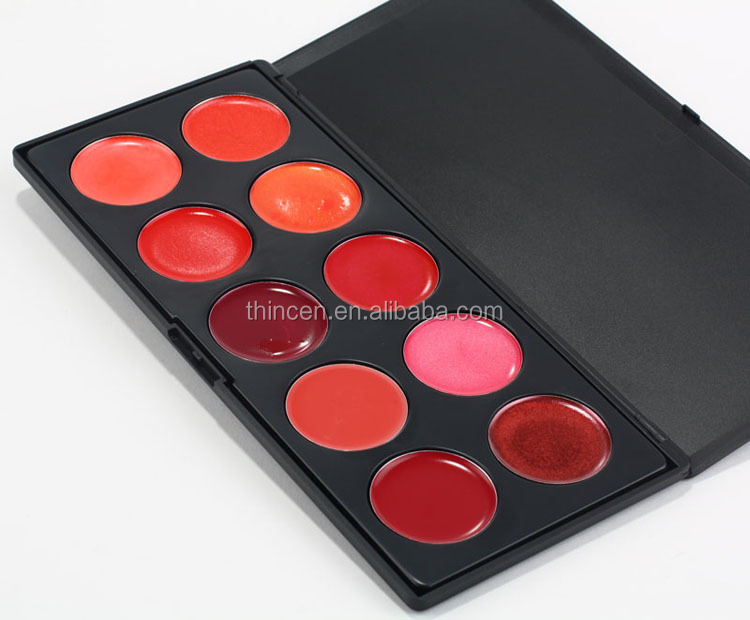 Wholesale Waterproof Cream Lip Gloss Palette Carton Packaging 18
