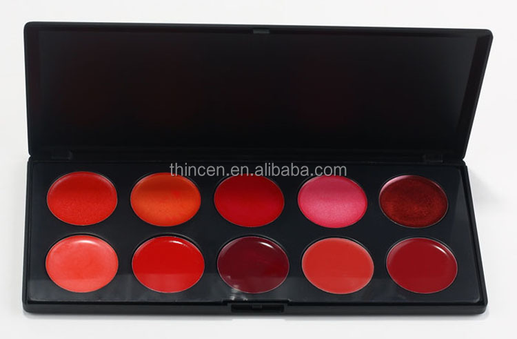 Wholesale Waterproof Cream Lip Gloss Palette Carton Packaging 12