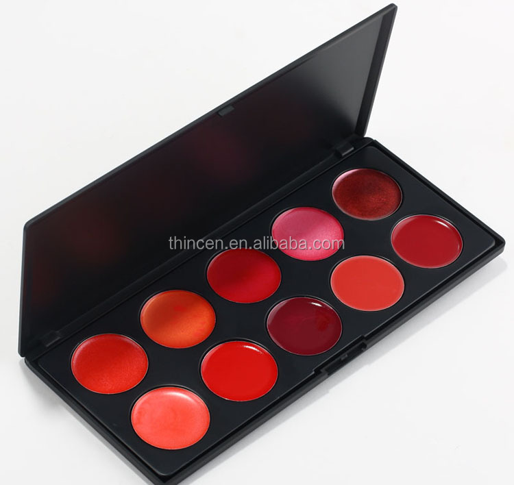 Wholesale Waterproof Cream Lip Gloss Palette Carton Packaging 14