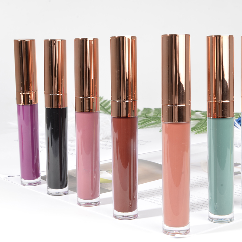 Waterproof Color Matte Lip Gloss Private Label Customization 10