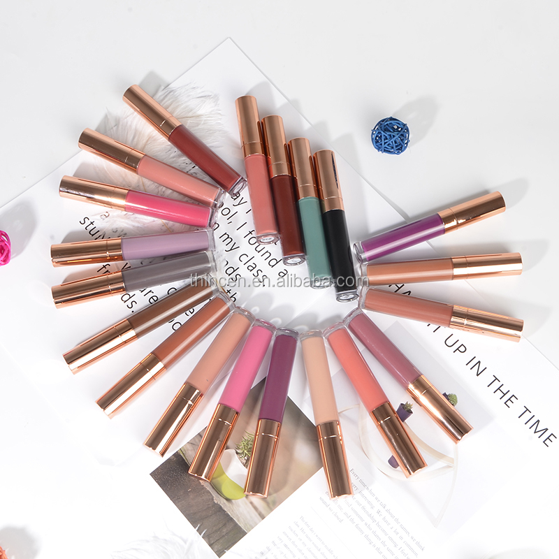 Waterproof Color Matte Lip Gloss Private Label Customization 18