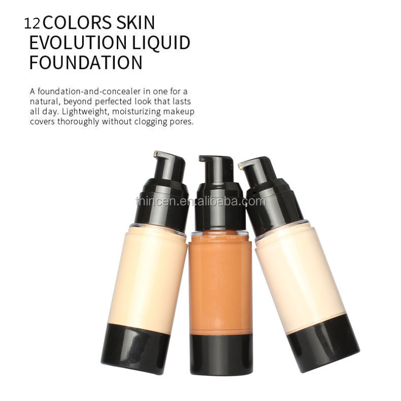 Wholesale Customized Waterproof Long Lasting Concealer Multicolor Foundation 12