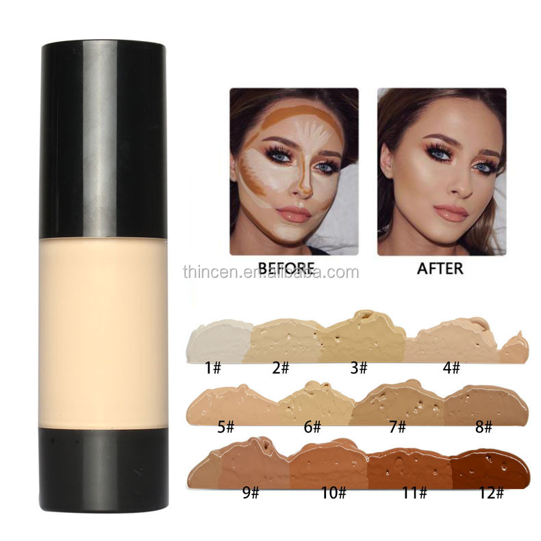 Wholesale Customized Waterproof Long Lasting Concealer Multicolor Foundation 10