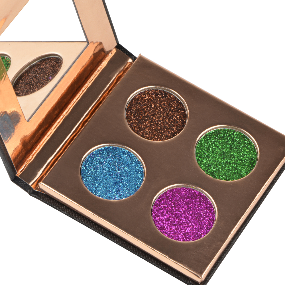 Wholesale 4 Colors High Pigment DIY Eyeshadow Palette 10