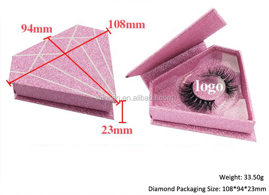 Packaging custom 3D mink false eyelashes manufacturer 12