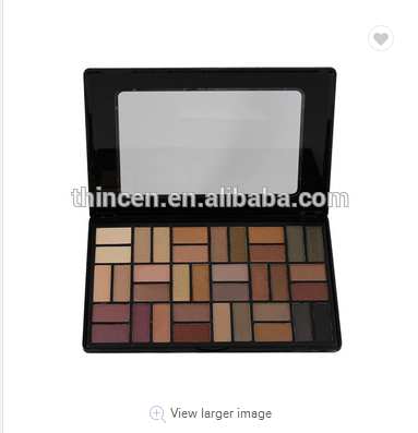 High quality DIY 12 pans magnetic empty eyeshadow palette 18