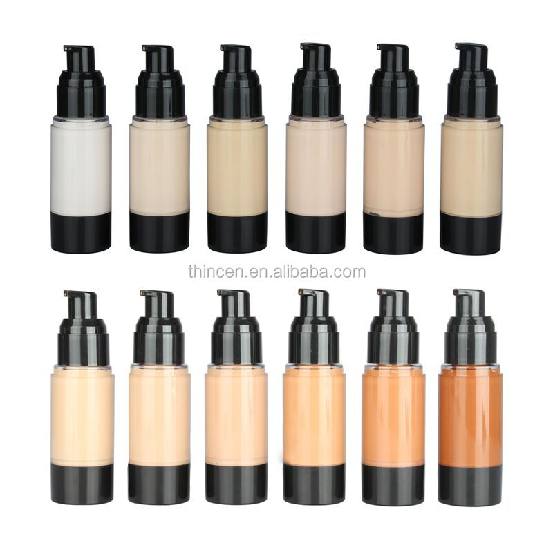 12 color waterproof makeup liquid foundation own brand customization 20