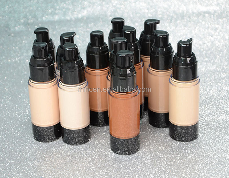 12 color waterproof makeup liquid foundation own brand customization 24
