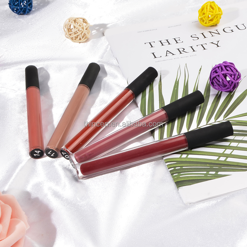 Best Selling Lip Combination Private Label Liquid Lipstick Lip Liner Set - Thincen Supplier 18