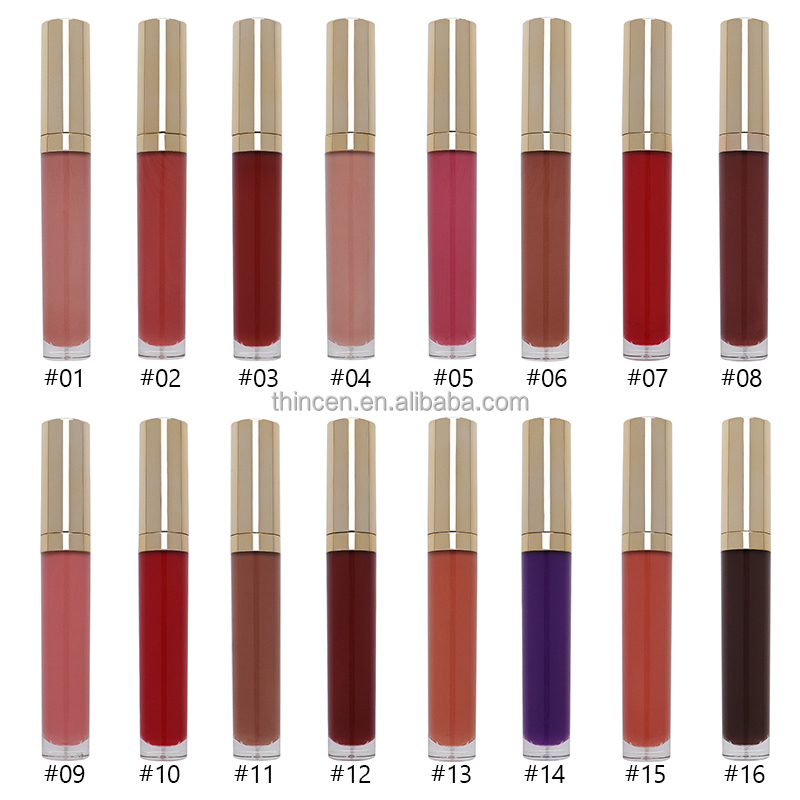 No Logo Pop Packaging Vegan Liquid Lipstick Velvet Matte Lipstick Manufacturer 8