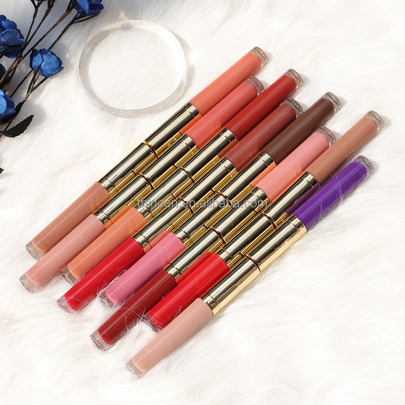 No Logo Pop Packaging Vegan Liquid Lipstick Velvet Matte Lipstick Manufacturer 10