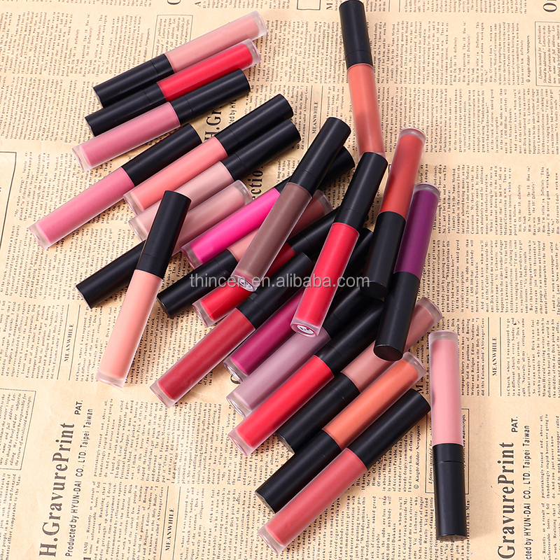 Gincu Cecair Velvet Matte Vegan Bebas Kekejaman Pengilang Gincu Cecair 14