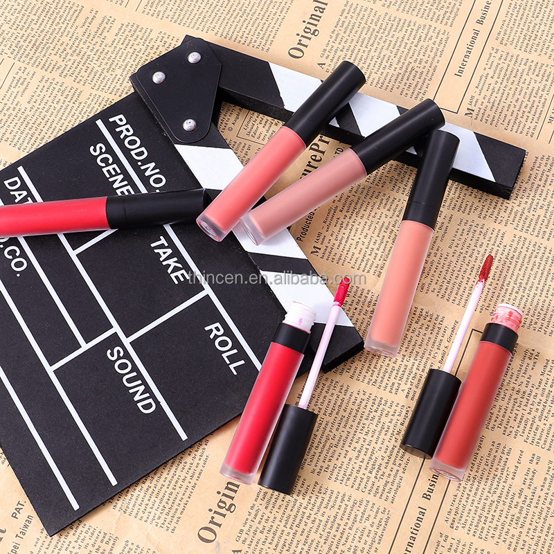 Gincu Cecair Velvet Matte Vegan Bebas Kekejaman Pengilang Gincu Cecair 18