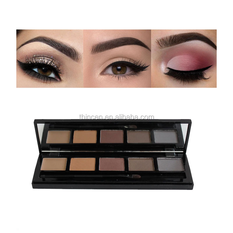 Thincen - 5 Color Custom Eye Brow Makeup Private Label Eyebrow Powder Eyebrow 24