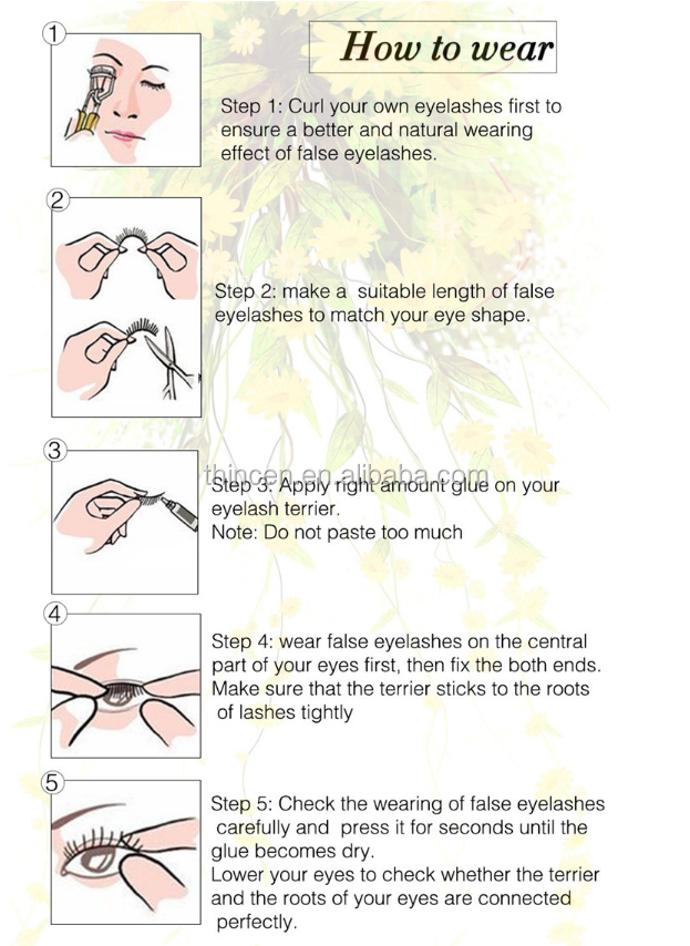 3 pairs of false eyelashes set own brand customization 8