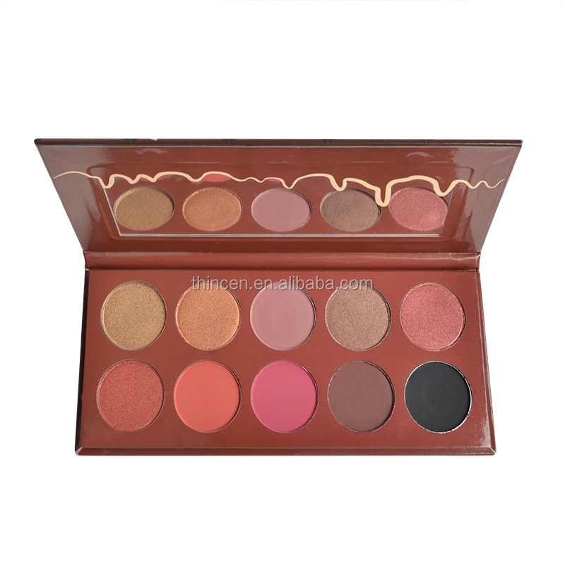 Vegan Label-Free High Pigment Eyeshadow Palette 10