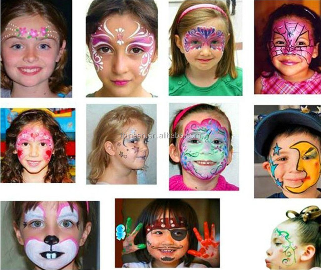 Body Art Kids High Pigment Face Paint Kit 10