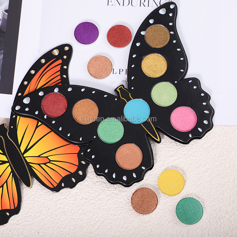 Creative Butterfly Shaped Eyeshadow Palette Wholesale Customization 12
