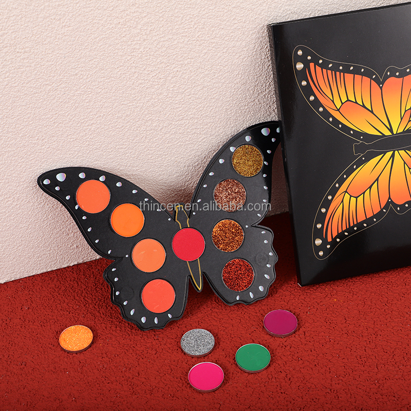 Creative Butterfly Shaped Eyeshadow Palette Wholesale Customization 10