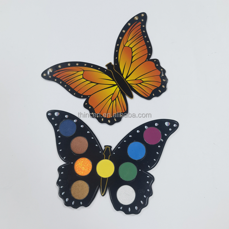 Creative Butterfly Shaped Eyeshadow Palette Wholesale Customization 18