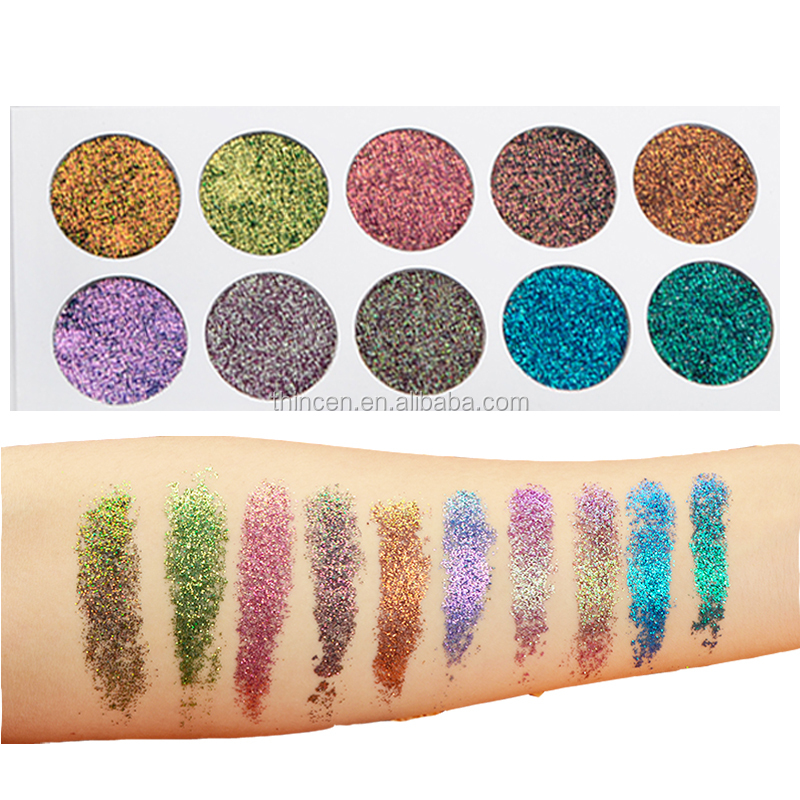 Custom private label eyeshadow palette in 10 colors 8