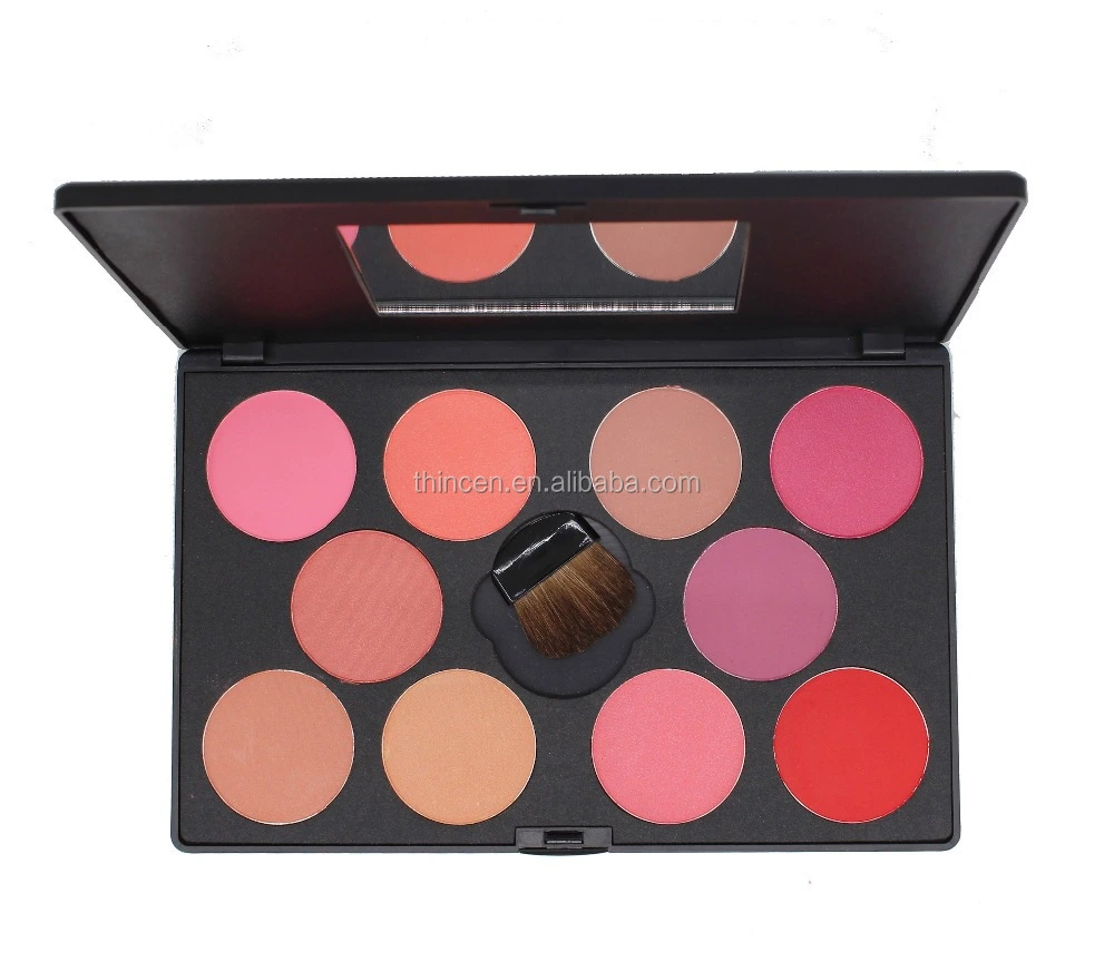 Professional 10 color make up blush palette cheek long lasting blusher 1