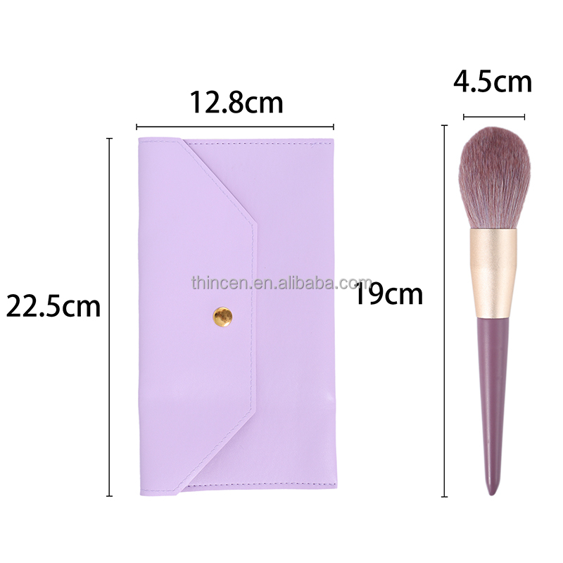 V-9-2 Wholesale Makeup Brush Private Label 9pcs Face Eye Soft Dense Synthetic Hair Makeup Brushes Set 12