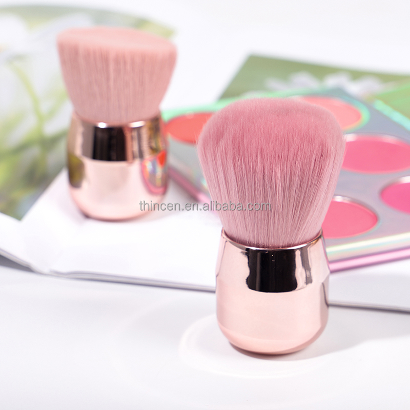 V-P-3r Private Label Makeup Brushes Custom Logo Face Blush Brush High Quality Pink Loose Powder Brush 24