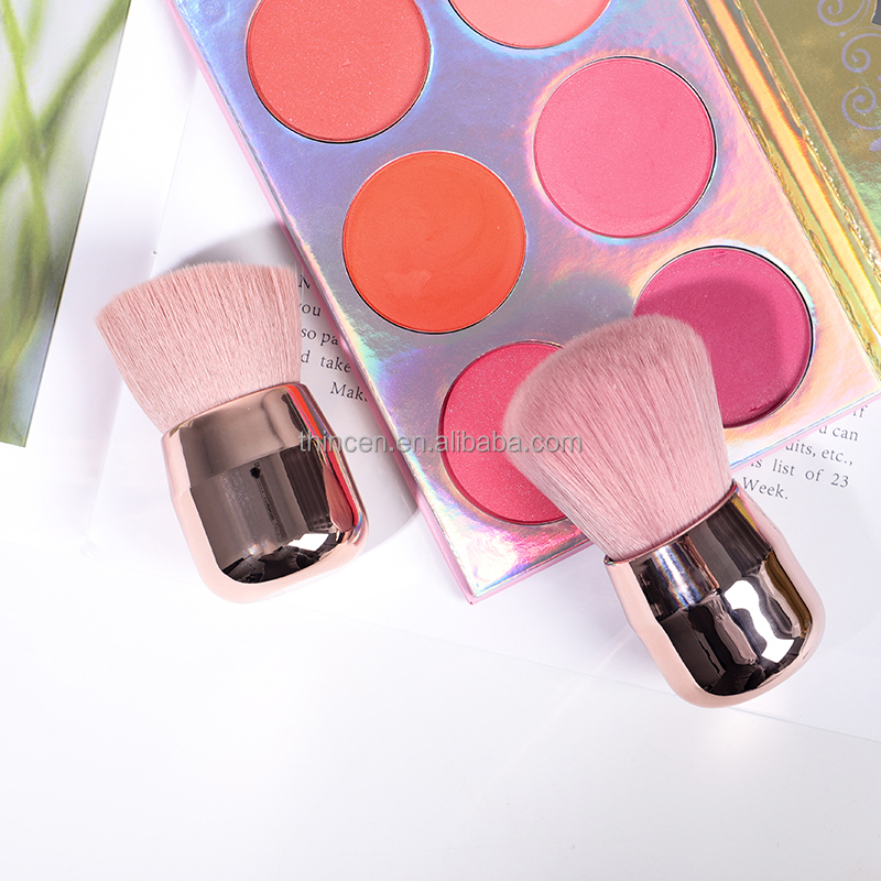 V-P-3r Private Label Makeup Brushes Custom Logo Face Blush Brush High Quality Pink Loose Powder Brush 22