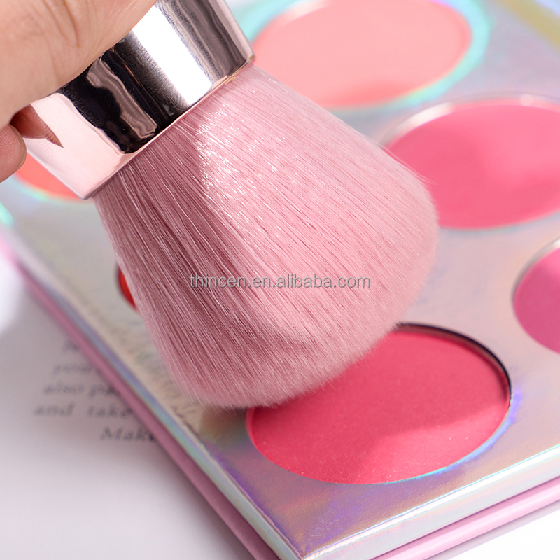 V-P-3r Private Label Makeup Brushes Custom Logo Face Blush Brush High Quality Pink Loose Powder Brush 28