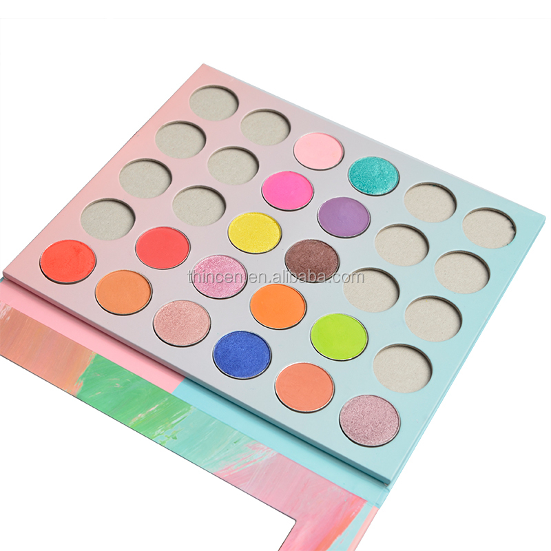 Thincen - High Pigment Eye Makeup Your Own Brand Name Packaging 30 Eyeshadow Palette Eyeshadow platte 14