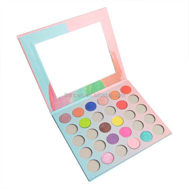 Thincen - High Pigment Eye Makeup Your Own Brand Name Packaging 30 Eyeshadow Palette Eyeshadow platte 16