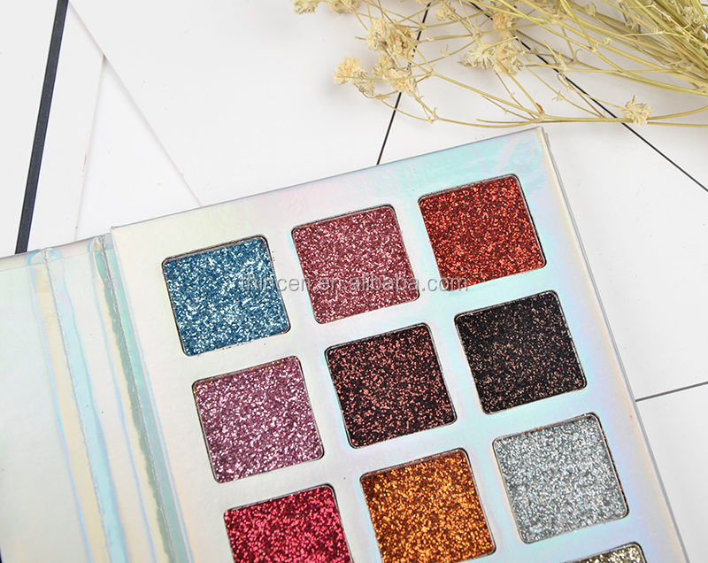 Thincen - Імпортована оптова косметична палітра тіней для повік для макіяжу, блискучі тіні для повік, власна торгова марка 22