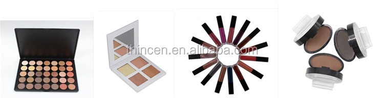 Manly cosmetics cardboard eyeshadow palette metallic eyeshadow 35 colors 35U 22